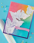 Spellbinders - Create Your Way Everyday Collection - Letterpress + Foil Plate & Dies - Bright Butterflies-ScrapbookPal