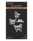 Spellbinders - Create Your Way Everyday Collection - Letterpress + Foil Plate & Dies - Bright Butterflies-ScrapbookPal