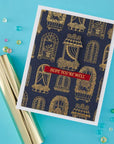 Spellbinders - Create Your Way Everyday Collection - Letterpress + Foil Plate & Dies - Windows with a View-ScrapbookPal