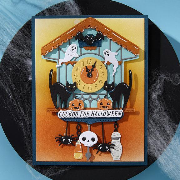 Spellbinders - Cuckoo Cottage Collection - Dies - Halloween Tick Tock-ScrapbookPal