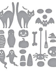 Spellbinders - Cuckoo Cottage Collection - Dies - Halloween Tick Tock-ScrapbookPal