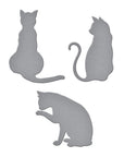 Spellbinders - D-Lites Dies - Kitty Cats-ScrapbookPal