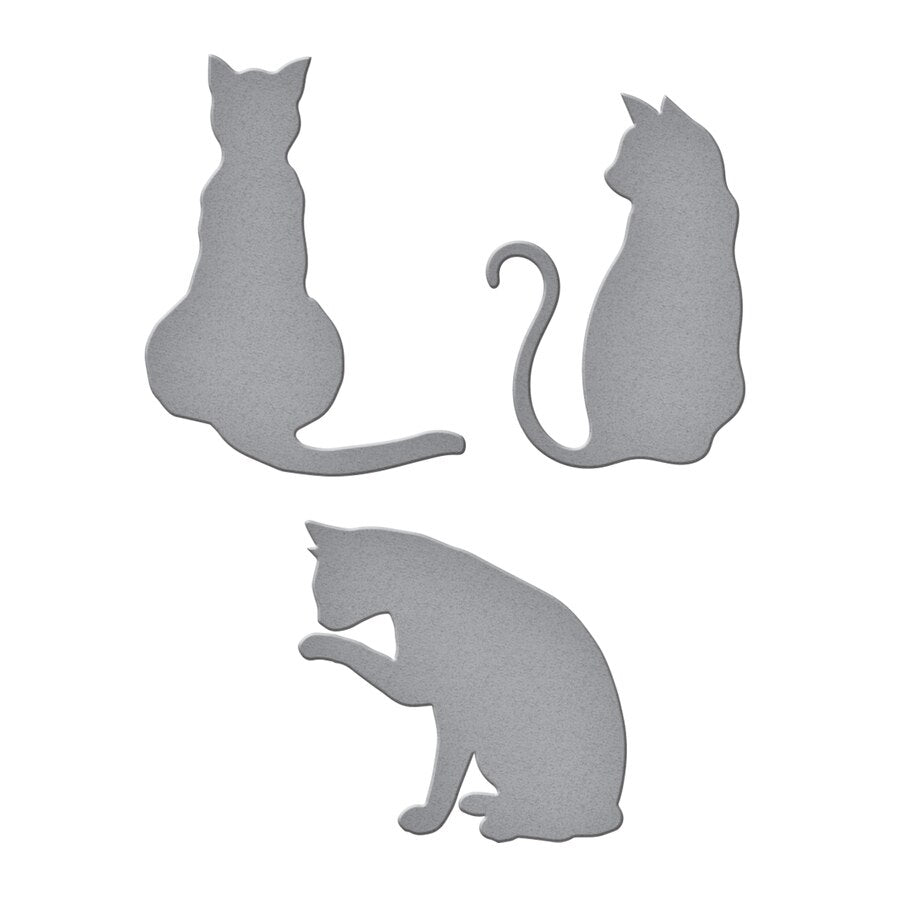 Spellbinders - D-Lites Dies - Kitty Cats-ScrapbookPal