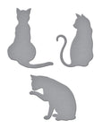 Spellbinders - D-Lites Dies - Kitty Cats-ScrapbookPal