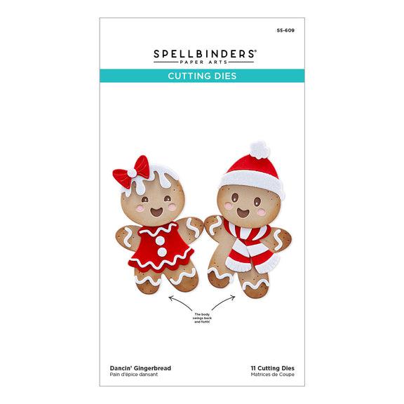 Spellbinders - Dancin' Christmas Collection - Dies - Dancin' Gingerbread-ScrapbookPal