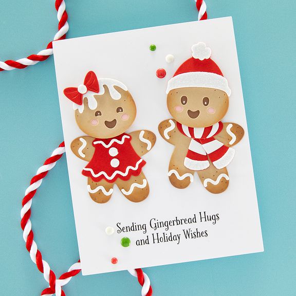 Spellbinders - Dancin' Christmas Collection - Dies - Dancin' Gingerbread-ScrapbookPal