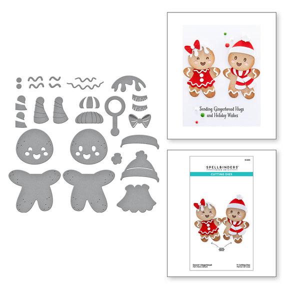 Spellbinders - Dancin' Christmas Collection - Dies - Dancin' Gingerbread-ScrapbookPal