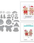 Spellbinders - Dancin' Christmas Collection - Dies - Dancin' Gingerbread-ScrapbookPal