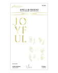 Spellbinders - De-Light-Ful Christmas Collection - Glimmer Hot Foil Plate - Joyful-ScrapbookPal