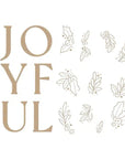 Spellbinders - De-Light-Ful Christmas Collection - Glimmer Hot Foil Plate - Joyful-ScrapbookPal