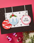 Spellbinders - Essential Holiday Collection - Press Plates - Holiday Backgrounds Panels-ScrapbookPal