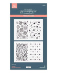 Spellbinders - Essential Holiday Collection - Press Plates - Holiday Backgrounds Panels-ScrapbookPal