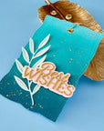 Spellbinders - Essentially Yours Sentiments Collection - Dies - Layered Best Wishes-ScrapbookPal