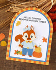 Spellbinders - Fall Adventures Collection - Clear Stamps - All About Fall-ScrapbookPal