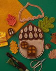 Spellbinders - Felt Stitch & Create Collection - Dies - Felt Autumn Acorn House-ScrapbookPal
