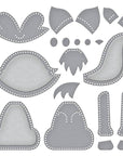 Spellbinders - Felt Stitch & Create Collection - Dies - Felt Forest Fox-ScrapbookPal