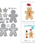 Spellbinders - Felt Stitch & Create Collection - Dies - Felt Gingerbread Boy & Girl-ScrapbookPal