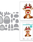 Spellbinders - Felt Stitch & Create Collection - Dies - Felt Reindeer-ScrapbookPal