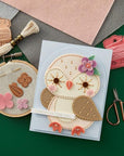 Spellbinders - Felt Stitch & Create Collection - Dies - Felt Snowy Owl-ScrapbookPal