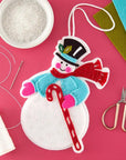 Spellbinders - Festive Felt Christmas Collection - Dies - Festive Snowman-ScrapbookPal