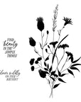 Spellbinders - Field Notes Collection - Press Plates - Bloom Wildly-ScrapbookPal