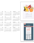 Spellbinders - Florals Through the Year Collection - Press Plates - 2025 DIY Calendar-ScrapbookPal