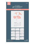 Spellbinders - Florals Through the Year Collection - Press Plates - 2025 DIY Calendar-ScrapbookPal