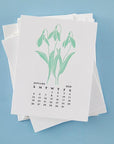 Spellbinders - Florals Through the Year Collection - Press Plates - January Snowdrop-ScrapbookPal