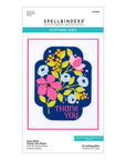 Spellbinders - Four Petal Collection - Dies - Four Petal Thank You Floral-ScrapbookPal