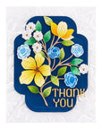 Spellbinders - Four Petal Collection - Dies - Four Petal Thank You Floral-ScrapbookPal