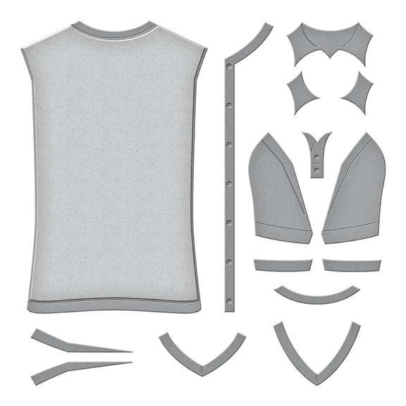Spellbinders - Game Day Collection - Dies - Athletic Apparel-ScrapbookPal