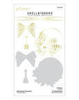 Spellbinders - Glimmer Greetings Collection - Glimmer Hot Foil Plate & Die Set - Blooming Ornament-ScrapbookPal