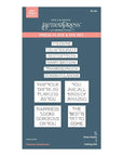 Spellbinders - Gorgeous You Collection - Press Plates & Dies - Flawless Sentiments-ScrapbookPal