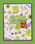 Spellbinders - Halloween Hugs Collection - 3D Embossing Folder & Stencils - Trick or Treat-ScrapbookPal