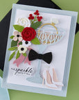 Spellbinders - Happier Hour Collection - Press Plate & Dies - A Special Toast Sentiments-ScrapbookPal