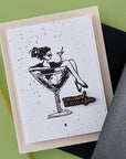 Spellbinders - Happier Hour Collection - Press Plate & Dies - Martini Mood-ScrapbookPal