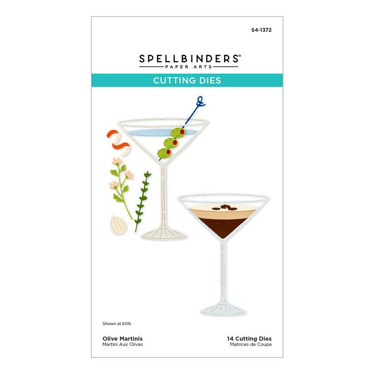 Spellbinders - Happy Hour Collection - Dies - Olive Martinis