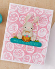 Spellbinders - Happy Spring Collection - 3D Embossing Folder - Ornate Eggs-ScrapbookPal