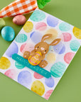 Spellbinders - Happy Spring Collection - Stencils - Layered Ornate Eggs-ScrapbookPal