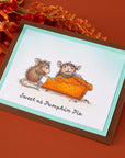 Spellbinders - Holiday Dreams Collection - Cling Stamps - Sweet as Pumpkin Pie-ScrapbookPal