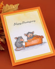 Spellbinders - Holiday Dreams Collection - Cling Stamps - Sweet as Pumpkin Pie-ScrapbookPal