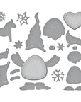 Spellbinders - Holiday Hugs Collection - Dies - Gnome Hugs-ScrapbookPal