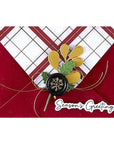 Spellbinders - Holiday Magic Collection - 3D Wax Seal Stamp - Snowflake Mini-ScrapbookPal