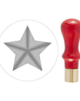 Spellbinders - Holiday Magic Collection - 3D Wax Seal Stamp - Super Star Mini-ScrapbookPal