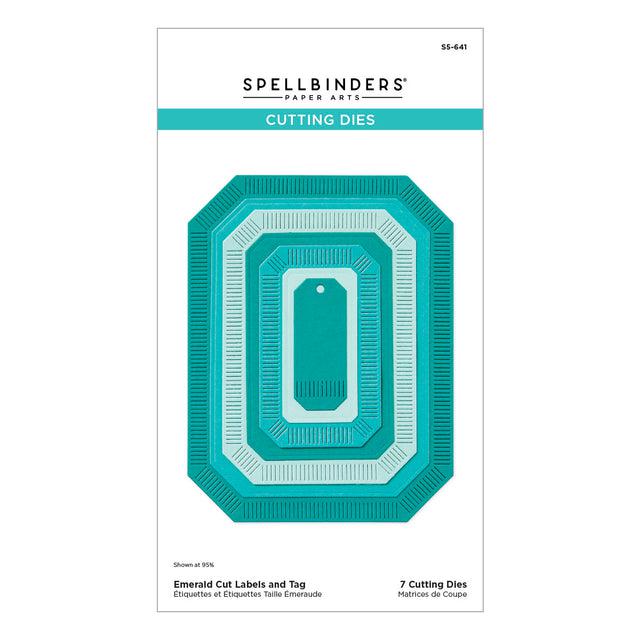 Spellbinders - Home for the Holidays Collection - Dies - Emerald Cut Labels and Tag-ScrapbookPal