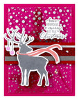 Spellbinders - Home for the Holidays Collection - Registration Press Plates & Dies - Dashing Reindeer-ScrapbookPal