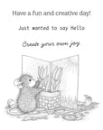 Spellbinders - House-Mouse Creative Day Collection - Cling Stamps - Creative Day-ScrapbookPal