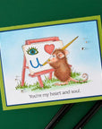 Spellbinders - House-Mouse Heart and Soul Collection - Cling Stamps - Heart and Soul-ScrapbookPal