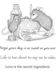 Spellbinders - House-Mouse Heart and Soul Collection - Cling Stamps - Secret Ingredient-ScrapbookPal
