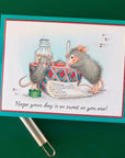 Spellbinders - House-Mouse Heart and Soul Collection - Cling Stamps - Secret Ingredient-ScrapbookPal